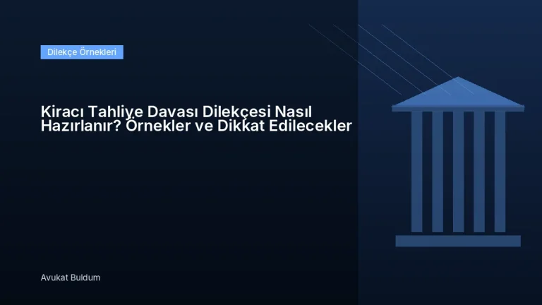 Kiracı Tahliye Davası Dilekçesi Nasıl Hazırlanır - Kiracı Tahliye Davası Dilekçesi Nasıl Hazırlanır? Örnekler ve Dikkat