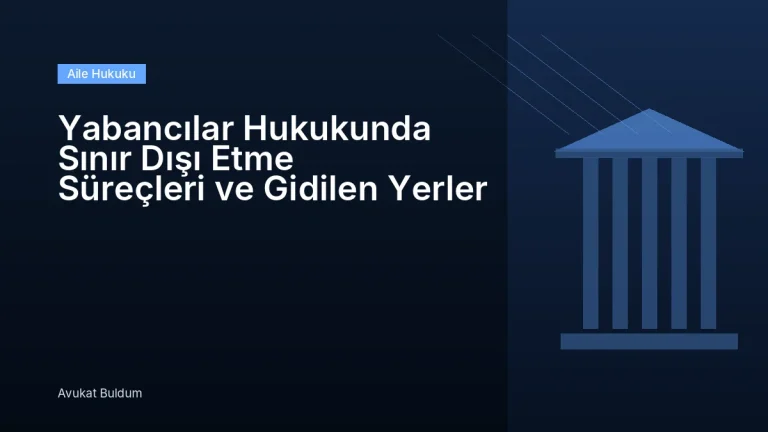 Yabancılar Hukukunda Sınır Dışı Etme - Yabancılar Hukukunda Sınır Dışı Etme Süreçleri ve Gidilen Yerler